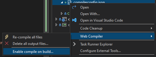 Enable compile on build